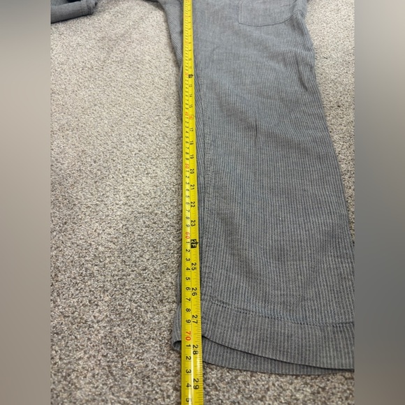 Prana Soledad Striped Pebble Grey Lightweight Pull On Drawstring Pants Large - Picture 4 of 11